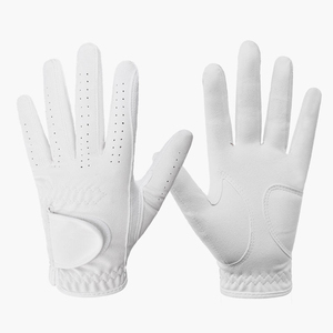 Guantes de golf profesionales de primera calidad para mano derecha e izquierda, transpirables, de material suave, con logo y color personalizados. - Product Image 1