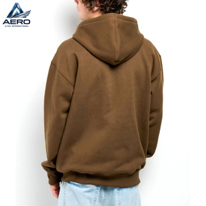 Sweat à capuche zippé personnalisé pour homme, en molleton épais, avec patchwork chenille et motif graphique de lettres sur la poitrine - Product Image 2