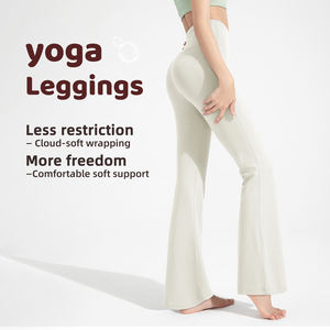Leggings de Yoga para Mujer, de Alta Elasticidad en Cuatro Direcciones, Ecológicos, Ajustados, de Cintura Alta, Levanta Glúteos, Control de Abdomen, Sensación de Segunda Piel, Secado Rápido - Product Image 4
