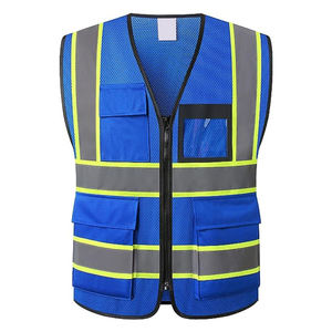 เสื้อกั๊กนิรภัยแบบมีไฟ LED กันน้ำ ANSI Class 1 ระบายอากาศได้ดี ไซส์ใหญ่ ราคาประหยัด สำหรับผู้ชาย รับทำโลโก้ตามสั่ง บริการ OEM - Product Image 3