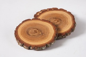 Custom Unfinished Natural <b>Wood</b> <b>Slices</b> Classic Style Eco-Friendly Customized Diameter Coaster for <b>Crafts</b> for Christmas - Product Image 3