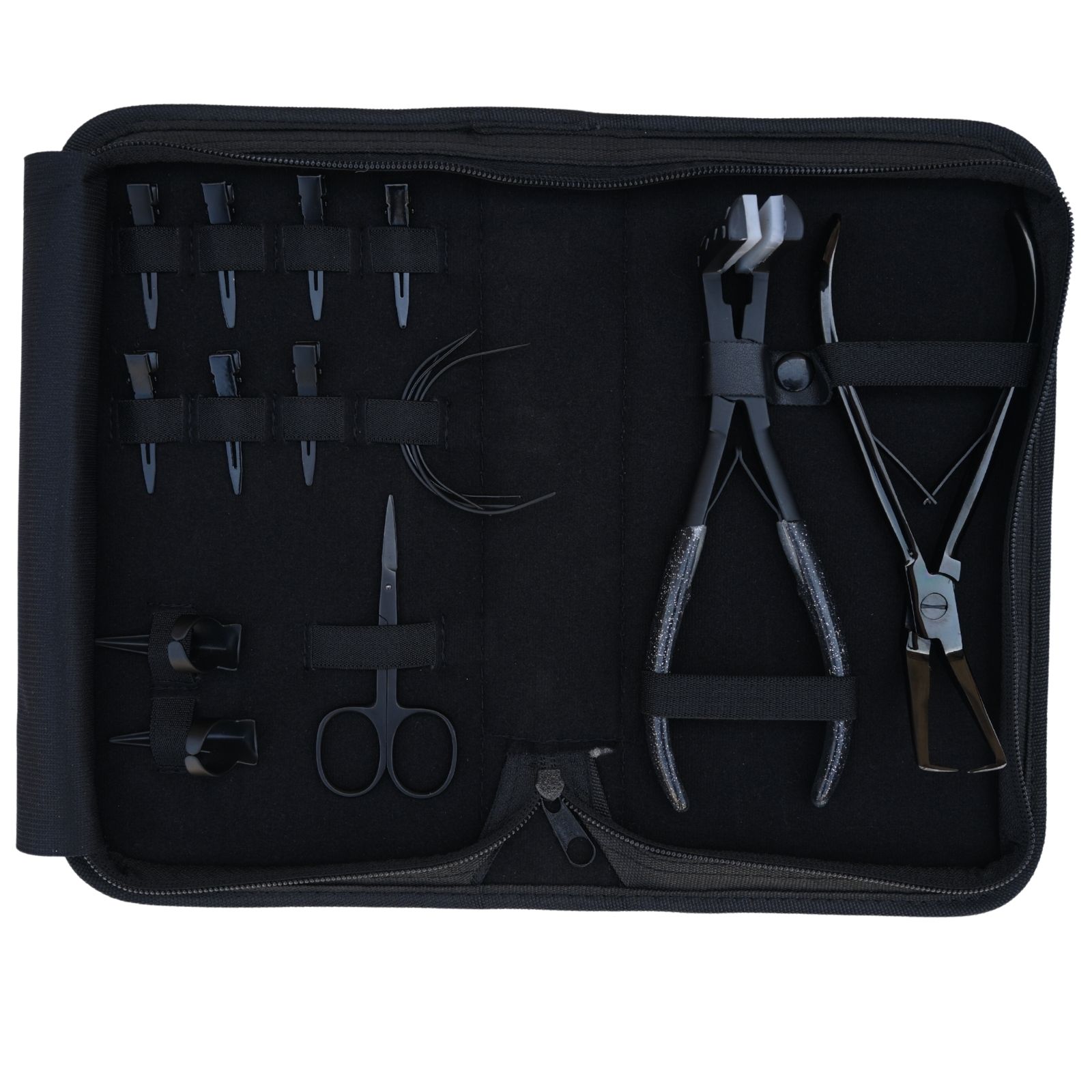 Black Hair Extension Tools kit