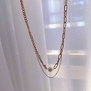 Collar de Perlas de Doble Capa con Estilo Nuevo 2025 para Mujer, Versátil, de Alta Gama y Lujo para el Verano - Product Image 3