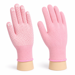 Gants en PVC à pois industriels, usage général, antidérapants, conçus pour une manipulation confortable, motif à pois durable, flexibles pour les mains - Product Image 4
