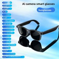 Lunettes de traduction intelligentes IA avec caméra 1200W, double microphone, réduction du bruit, diffusion en direct, sortie stable JCALLY