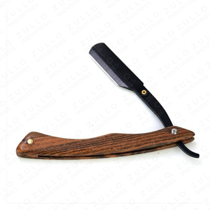 Premium Stainless Steel Disposable Cut Throat Razor Custom Color Pattern <b>Barber</b> Shaving Razor OEM Private Label - Product Image 2