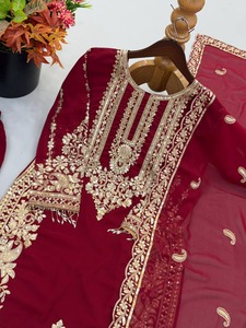 <b>Emerald</b> Green Indian Pakistani Set Embroidered Mesh Sharara Suit Statement <b>Dress</b> Eid Party Outfit - Product Image 3