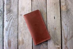 Portefeuille unisexe en cuir véritable mince et long pour femmes Nouveau design LWW-0014 - Product Image 5