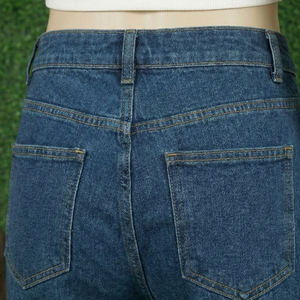 Pantalones Deportivos de Mezclilla para Mujer, de Alta Calidad, Estilo Veraniego, Resistentes, con Botones, Transpirables - Product Image 5