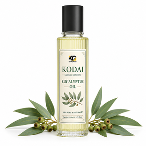 Kodai Global Export Tamil Nadu Eucalyptus <b>Oil</b> Liquid 100% Pure Natural Essential <b>Oil</b> Multifunctional 5kg HDPE/Aluminium <b>Drum</b> - Product Image 1
