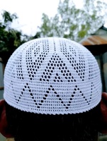 Gran oferta, nuevas gorras de oración islámicas con entrepierna de malla de Color sólido Kufi Tupi para hombre de Bangladesh para uso diario