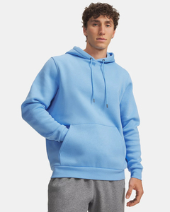 2026 Men's Light Blue Hooded Zipper-Up Breathable Sweatshirt Regular Fit Solid Color Heavyweight Fleece 100% Cotton Hoodie - Product Image 4