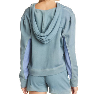 Sweat à capuche pour femme 2026 avec cordon de serrage réglable, design uni de haute qualité à prix abordable, logo et cordon de serrage personnalisables - Product Image 3