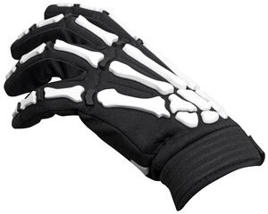 En gros Gants de cyclisme squelette à doigts complets, avec motifs squelettiques en caoutchouc 3D, compatibles écran tactile, pour cyclistes en extérieur et costumes d'Halloween - Product Image 6