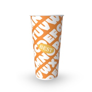 Gobelets en papier recyclables de qualité supérieure Riiqi 8-24oz à paroi simple, qualité alimentaire, pour boissons froides, jetables, revêtement PE, logo personnalisé - Product Image 5