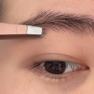 แหนบปลายแหลมสแตนเลสสีน้ำตาลสำหรับเครื่องสำอางค์ ขายส่ง - Product Image 5