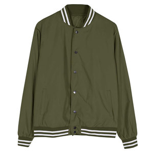 OEM Custom Logo Premium Quality Long Sleeves Unisex Varsity <b>Jacket</b> Stand <b>Waterproof</b> Eco-Friendly Hooded <b>Winter</b> Clothing - Product Image 3