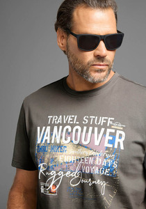 T-shirt pour homme à manches courtes, coupe ajustée, respirant, séchage rapide, 100% coton, 220 GSM, impression numérique avec logo personnalisé, vente en gros - Product Image 5