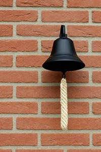 American Brass <b>Bell</b> Black Surface Well <b>Bell</b> Premium Brass <b>Bell</b> Ideal For Home Decor Nautical Garden Entrance And Temple - Product Image 5