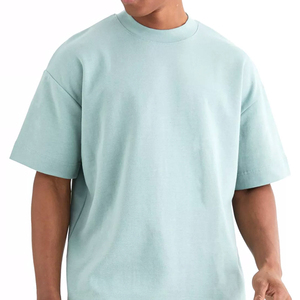 Summer New Men's Casual Solid Terry Fabric Quick Dry 2-Piece Tracksuit Set with Short Sleeve <b>T</b>-<b>Shirt</b> and Shorts - Product Image 4