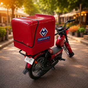 2025 Newly Designed Reasonably Priced FIBRECRAFTS INDIA <b>MODEL</b> <b>D</b> FIBREGLASS FRP 80L Capacity Motorcycle Tail Boxes for Pizza Food - Product Image 5