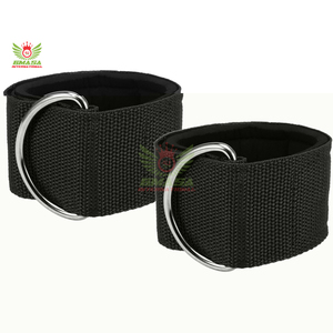 สายรัดข้อเท้าสีชมพูสำหรับเครื่องเคเบิลแมชชีน สายรัดข้อเท้าสำหรับการออกกำลังกายแบบคิกแบ็ค - Product Image 1