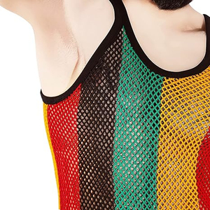 Wholesale Low Price <b>Men</b> Tank Top Breathable Mesh Fitness <b>Singlet</b> Custom Logo Design Low MOQ New Design Vest <b>For</b> Online Sale - Product Image 4
