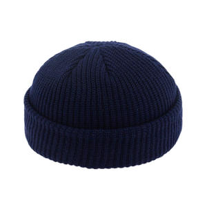 Low MOQ Rib Knit <b>Beanie</b> <b>Wool</b> <b>Beanie</b> With Custom Acrylic <b>Beanie</b> Manufacturer For US Streetwear Brands - Product Image 3