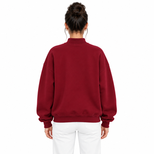 Premium Crew Neck <b>Oversized</b> Embroidered <b>Vintage</b> 100% Cotton Unisex <b>Sweatshirt</b> Casual Pullover Soft Fleece Fabric Warm Streetwear - Product Image 3