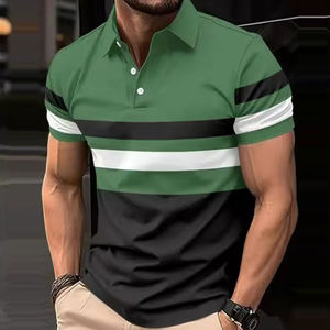 Camiseta Polo de Algodón Premium para Hombre, Manga Corta, Casual, Logotipo Personalizado, Proveedor Mayorista, Ropa de Alta Calidad - Product Image 5