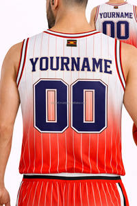 Uniforme de Baloncesto Personalizado para Adultos con Sublimación OEM, Impresión por Transferencia de Calor, 100% Poliéster, Secado Rápido y Transpirable para Deportes - Product Image 6
