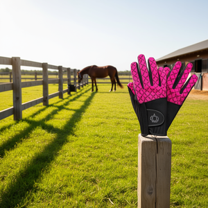 Custom Logo and Color Horse Riding Gloves <b>Equestrian</b> Sets & Accessories - Product Image 3