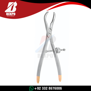 Pince de réduction osseuse dentée en acier inoxydable de 170 mm pour chirurgie osseuse - Product Image 4