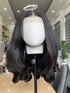 Peluca de Cabello Humano Vietnamita de Estilo Liso con Capas Cortadas, de Donante, de Pelo Humano, de Longitud Corta en Pulgadas - Product Image 2