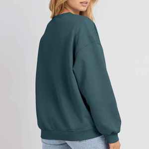 เสื้อสเวตเชิ้ตผู้หญิงแบรนด์แฟชั่นขายส่ง ผ้าฝ้าย สำหรับขาย รับทำโลโก้ เสื้อสเวตเชิ้ตแบบหนาสำหรับสุภาพสตรี - Product Image 1