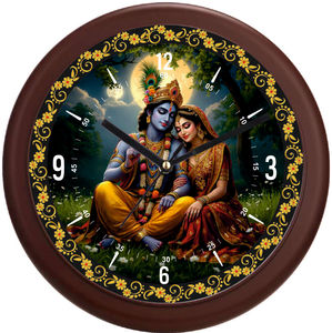 Horloge murale 3D Kamdhenu Vache avec veau - Décoration murale spirituelle de luxe pour la Fête des Pères et la remise des diplômes, impression numérique personnalisée - Product Image 5