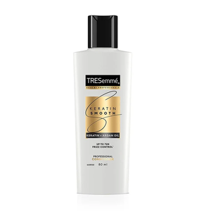 Acondicionador anti-frizz con keratina, proteína y aceite de argán, control de frizz por 72 horas, cabello suave y brillante, reparación de daños, 80 ml, nutritivo - Product Image 1