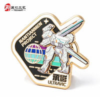 Support d'affichage pour badges métalliques personnalisés, impression UV 3D en relief, emblème personnalisé, cadeau souvenir de bureau