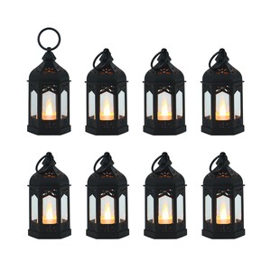 Handcrafted Rattan Woven <b>Lantern</b> with Metal Handle - Wholesale Decorative - Product Image 3