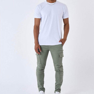 Pantalons cargo pour hommes en marque privée, en vente en ligne, couleur personnalisée, pantalons cargo délavés pour hommes, pantalons multi-poches pour hommes - Product Image 3