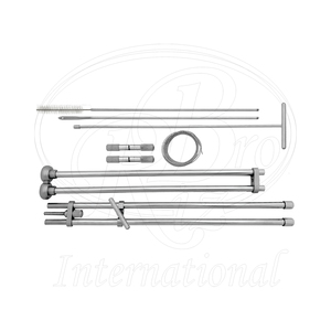 Juego de Embriotomo Thygesen Fetatome de Acero Inoxidable Reutilizable, Embriotomo Tubular de 33.5 Pulgadas con Hilo Enhebrador y Mangos - Product Image 1