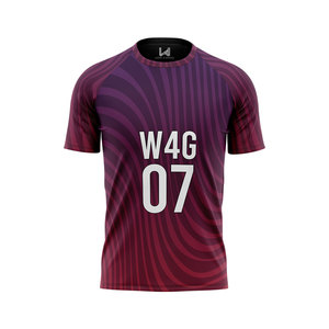 Wholesale Custom Print Men's Short Sleeve <b>Soccer</b> Shirts Breathable 100% Polyester Football Uniform Character Pattern Front Logo - Product Image 5