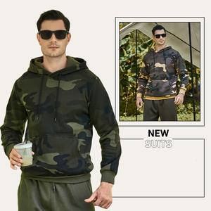 Sudadera con Capucha de Forro Polar para Hombre, Estilo Camuflaje, a la Moda, Venta al por Mayor, Informal, para Exteriores - Product Image 5