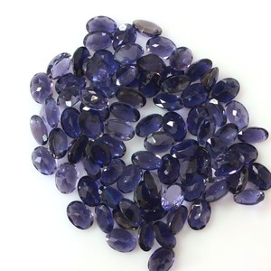 Certified Natural Blue Iolite Oval Cut Loose Gemstones 5x7mm Calibrated Iolite Cut <b>Stone</b> <b>Beads</b> for Ring & Jewelry Making In Bulk - Product Image 6