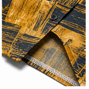 Chemise florale décontractée moderne pour homme, en tissu léger et respirant, chemise de qualité supérieure et coutures de qualité supérieure - Product Image 5