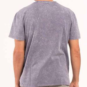Camisetas de moda para hombre a bajo precio, tela duradera de poliéster/algodón, holgadas, estampadas, de alta calidad, de secado rápido, manga corta, lavado ácido. - Product Image 3