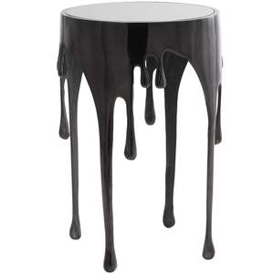 Mesa de Centro Redonda Moderna para Ahorrar Espacio, 20 Pulgadas de Altura, Mueble Decorativo para Sala de Estar - Product Image 1