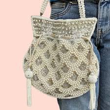 Factory Price Indian Wedding <b>Gift</b> Potli Bag Handmade Bridesmaid Party Favors Drawstring Pouch Haldi Mehndi Sangeet Return <b>Gift</b> - Product Image 4