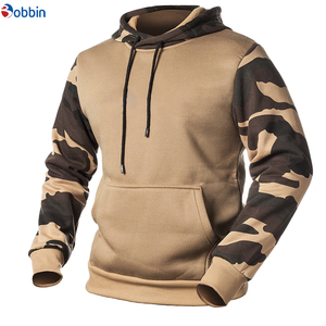 Sudadera con Capucha de Camuflaje Personalizada para Hombre, Sudadera Informal con Logotipo Personalizado, Sudadera con Capucha de Camuflaje Gruesa de Poliéster/Algodón, Estilo Vintage - Product Image 5