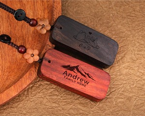 Matte Finish Wooden <b>Key</b> Chains Non Glossy Wooden <b>Key</b> Chains Solid Color Wooden <b>Key</b> Chains <b>Custom</b> Factory Wholesale Item Use Wood - Product Image 2